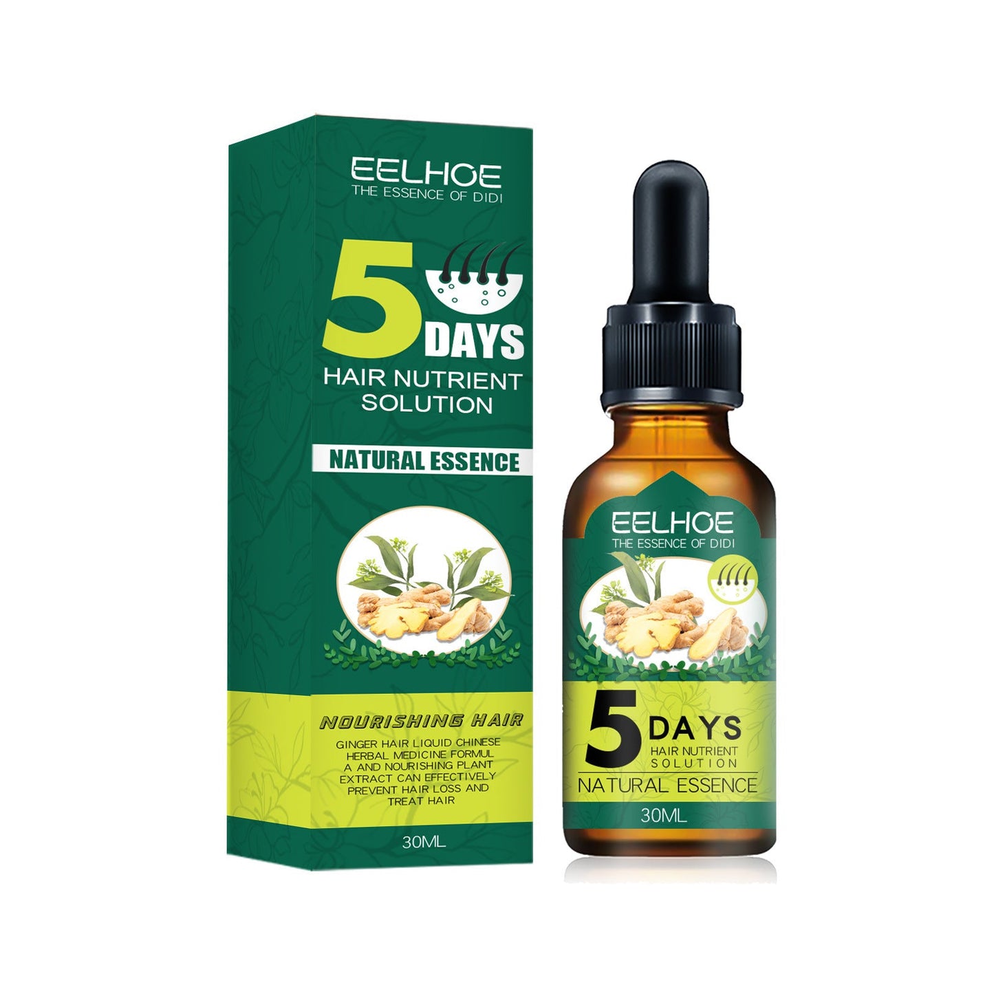 Hair growth Ginger Essential Oil.