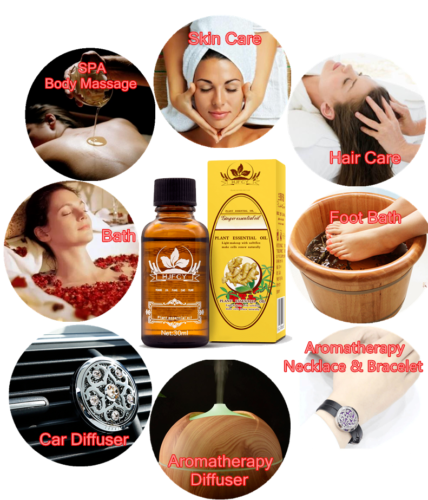 Lymphatic Drainage Ginger Plant Essential Oil