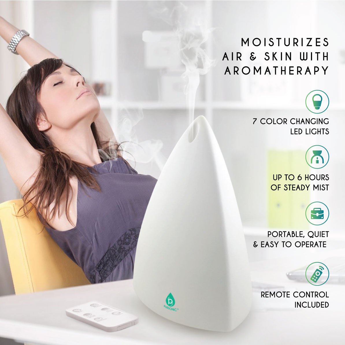 Aromatherapy Diffuser & Essential Oil Set