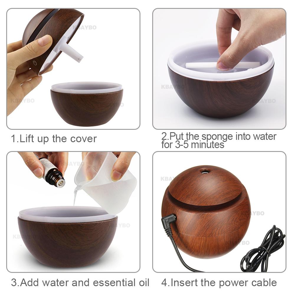 Ultrasonic Cool Mist Essential Oil Diffuser/ Humidifier