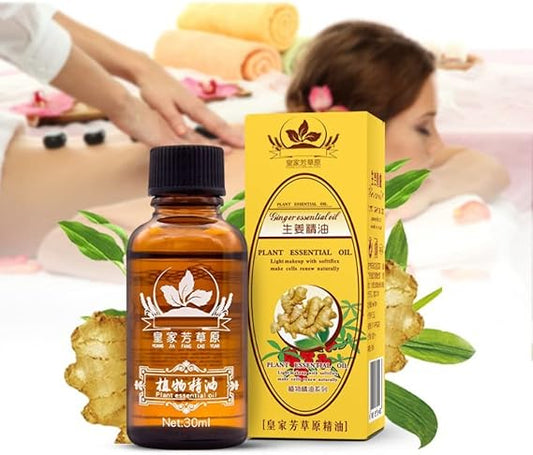 Lymphatic Drainage Ginger Plant Essential Oil