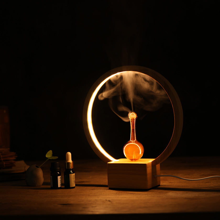 LUNA (Nebuliser+Ringlight) Waterless Essential oil Diffuser
