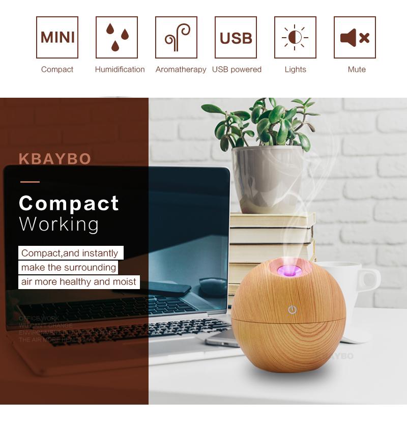 Ultrasonic Cool Mist Essential Oil Diffuser/ Humidifier